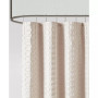 Metro Clipped Shower Curtain, 72" x  72"