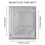 7 Piece Microfiber Solid Sheet Set - Split King
