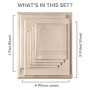 7 Piece Microfiber Solid Sheet Set - Split King