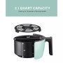 2.1Qt. Compact Electric Hot Air Fryer with Timer & Temperature Controls, 1000W