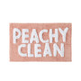 Peachy Clean Cotton Bath Rug, 20" x 32"