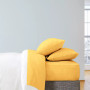 Queen 6PC Rayon from Bamboo  Solid Performance Sheet Set