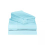 Queen 6PC Rayon from Bamboo  Solid Performance Sheet Set