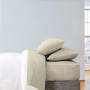 Queen 6PC Rayon from Bamboo  Solid Performance Sheet Set