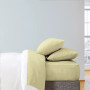 Queen 6PC Rayon from Bamboo  Solid Performance Sheet Set