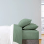 Queen 6PC Rayon from Bamboo  Solid Performance Sheet Set