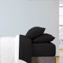 Queen 6PC Rayon from Bamboo  Solid Performance Sheet Set