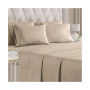 6 Piece Microfiber Solid Sheet Set - King