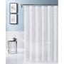 Stella 70" x 72" Chenille Embroidederd Shower Curtain