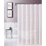 Stella 70" x 72" Chenille Embroidederd Shower Curtain