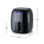 Air Fryer with 3.2 Quarts Frying Basket and Display Touch Sensor