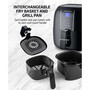 Air Fryer with 3.2 Quarts Frying Basket and Display Touch Sensor