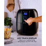 Air Fryer with 3.2 Quarts Frying Basket and Display Touch Sensor