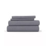 Collection Linen Rayon From Bamboo Blend Deep Pocket 300 Thread Count 3 Piece Sheet Set, Twin