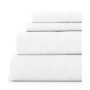 Collection Linen Rayon From Bamboo Blend Deep Pocket 300 Thread Count 3 Piece Sheet Set, Twin