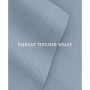 Collection Linen Rayon From Bamboo Blend Deep Pocket 300 Thread Count 3 Piece Sheet Set, Twin