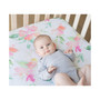 Super Soft Fitted Crib Sheet - Pink & Gold Floral