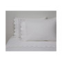300 TC Scalloped Embroidered Sheet Set, Queen