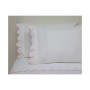 300 TC Scalloped Embroidered Sheet Set, Queen