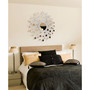 'Milkyway I' Bling Round Wall Mirror, 36" x 36"