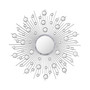 'Milkyway I' Bling Round Wall Mirror, 36" x 36"