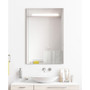 Contempo Polished Stainless Steel Rectangular Wall Mirror, 24" x 36"