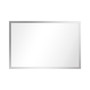 Contempo Polished Stainless Steel Rectangular Wall Mirror, 24" x 36"