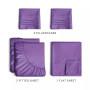 5 Piece Microfiber Sheet Set - Split King