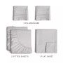 5 Piece Microfiber Sheet Set - Split King