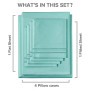 6 Piece Microfiber Solid Sheet Set - Full