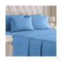 6 Piece Microfiber Solid Sheet Set - Full