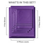 6 Piece Microfiber Solid Sheet Set - Full