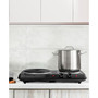 Electric Double Burner with Adjustable Temperature Control