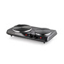 Electric Double Burner with Adjustable Temperature Control