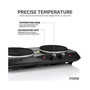 Electric Double Burner with Adjustable Temperature Control