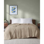 Freshspun Basketweave Cotton Blanket, Twin
