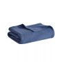 Freshspun Basketweave Cotton Blanket, Twin