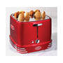 RHDT800RETRORED 4 Hot Dogs & Buns Pop-Up Toaster
