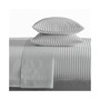Dark Grey Gingham Full Sheet Set