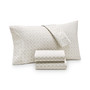 CLOSEOUT! Printed Geo 500 Thread Count 4-Pc. Sheet Set, Full, Created for Macy's