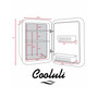 Classic-15L Compact Thermoelectric Cooler And Warmer Mini Fridge