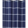 Printed Windowpane Shower Curtain, 72" W x 72" L