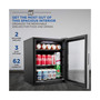 62 Can Small Refrigerator & Beverage Cooler, Stainless Steel
