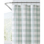 Cabin Plaid Cotton Shower Curtain, 72" x 72"