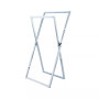 Pedestal X Style Steel Construction Towel Rack