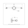 Pipeline Collection Double Roll Toilet Paper Holder