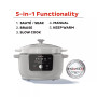 6 Qt. 5-in-1 Electric Dutch Oven