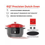 6 Qt. 5-in-1 Electric Dutch Oven