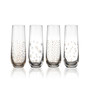 Party Stemless Toasting Flutes Set of 4, 9.5 oz