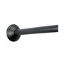 Curved Matte Black Shower Curtain Rod 41"-72"